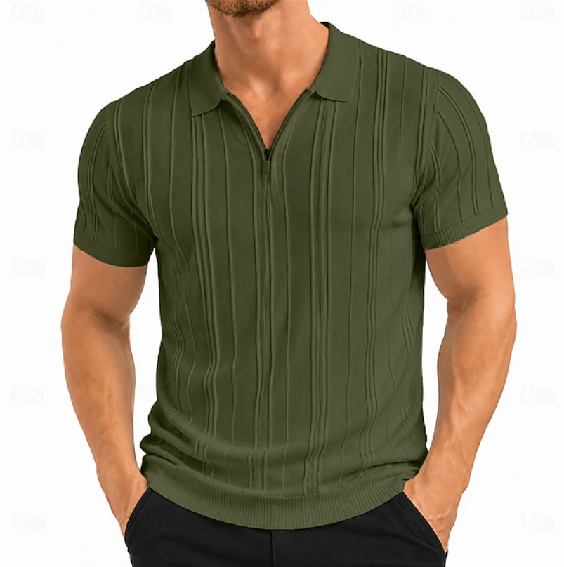 Warren | Tekstureret Slim Fit Polo Shirt