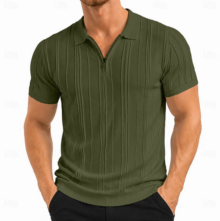 Warren | Tekstureret Slim Fit Polo Shirt