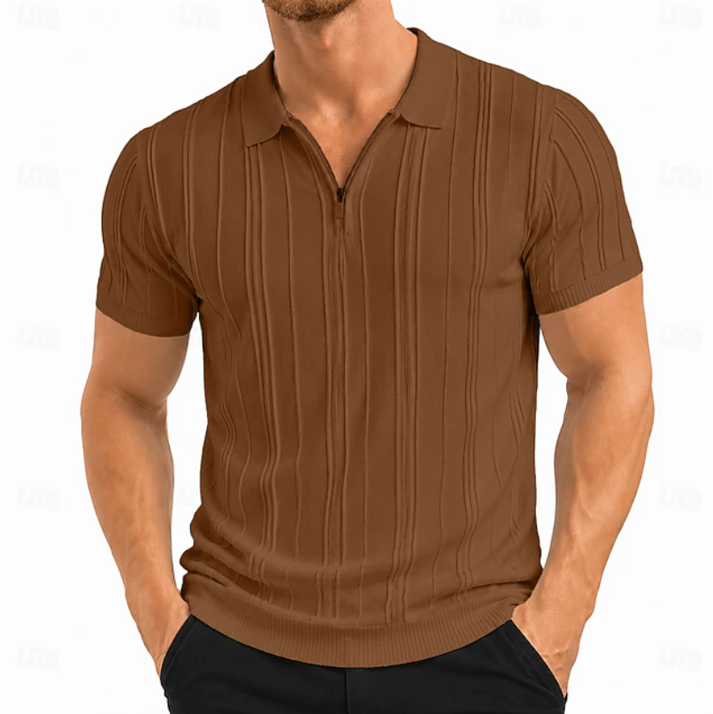 Warren | Tekstureret Slim Fit Polo Shirt