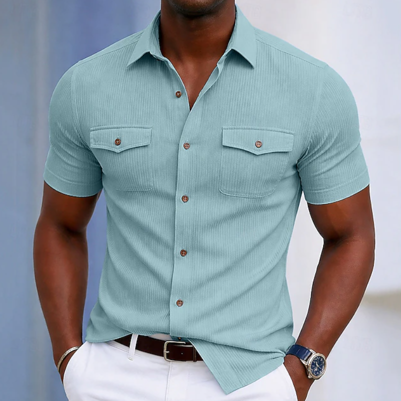 Nathaniel | Skræddersyet Pocket Button Shirt