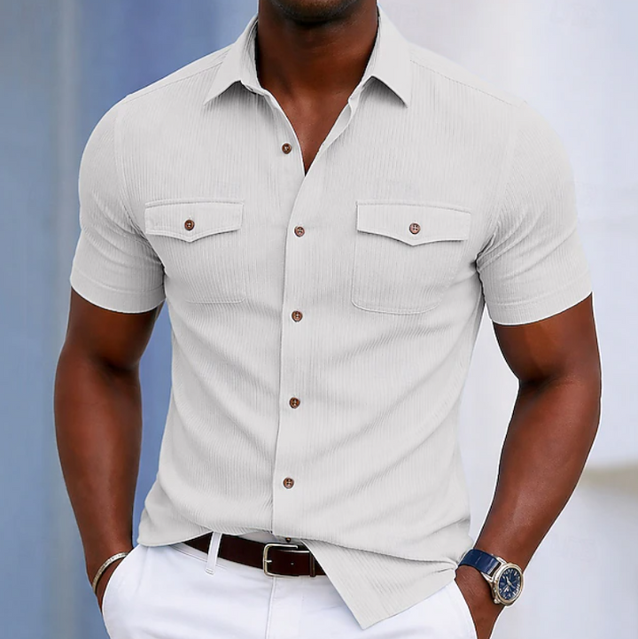 Nathaniel | Skræddersyet Pocket Button Shirt