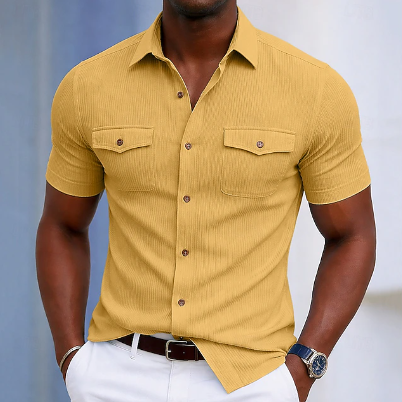 Nathaniel | Skræddersyet Pocket Button Shirt
