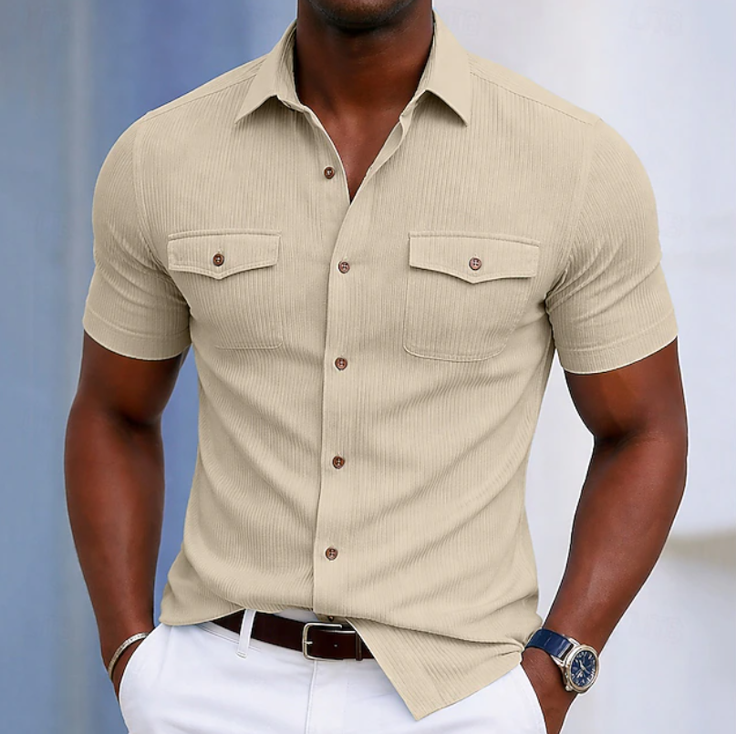 Nathaniel | Skræddersyet Pocket Button Shirt