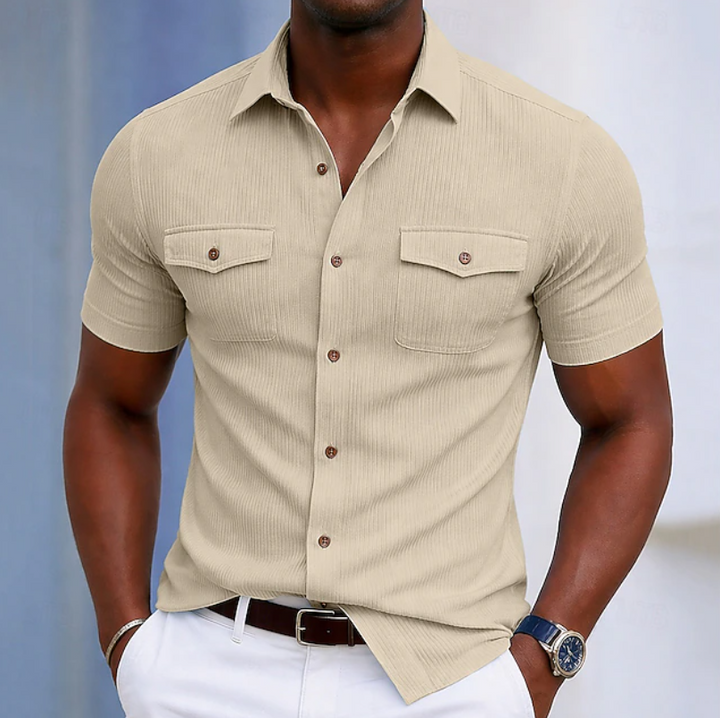 Nathaniel | Skræddersyet Pocket Button Shirt