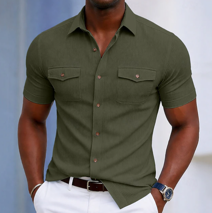 Nathaniel | Skræddersyet Pocket Button Shirt