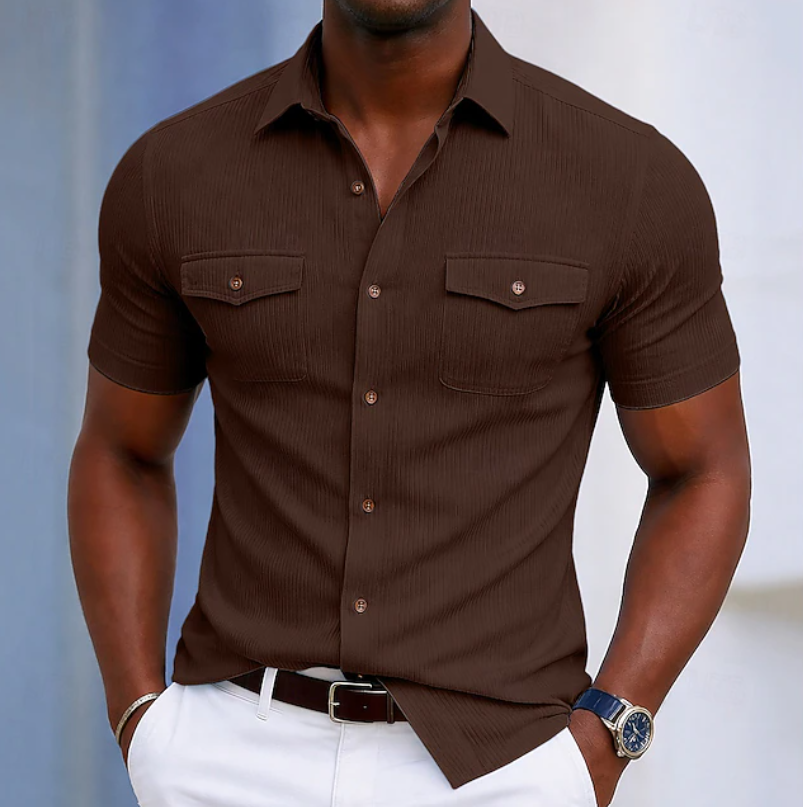 Nathaniel | Skræddersyet Pocket Button Shirt