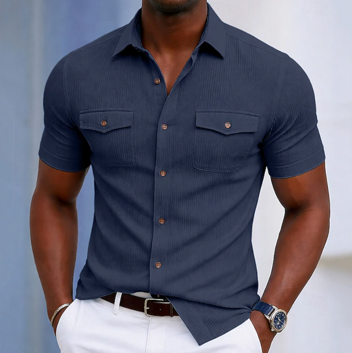 Nathaniel | Skræddersyet Pocket Button Shirt