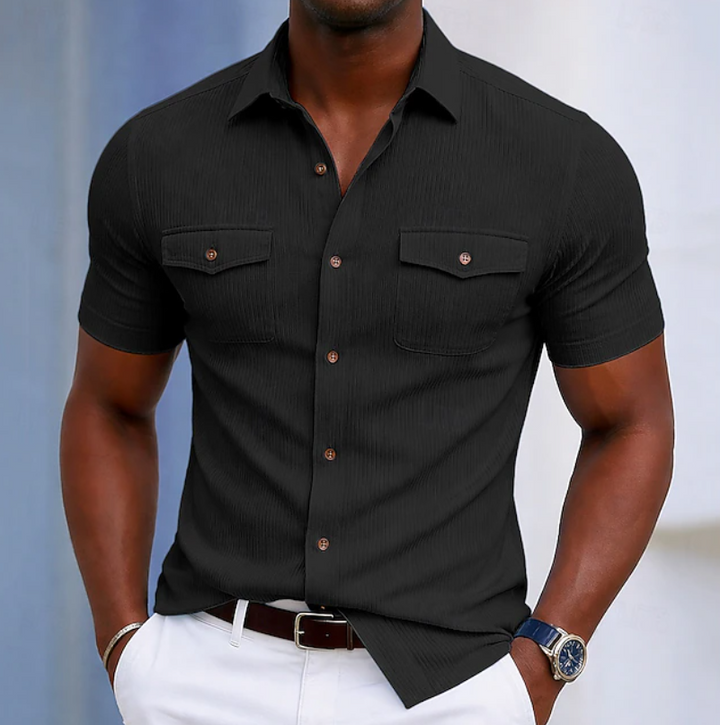 Nathaniel | Skræddersyet Pocket Button Shirt