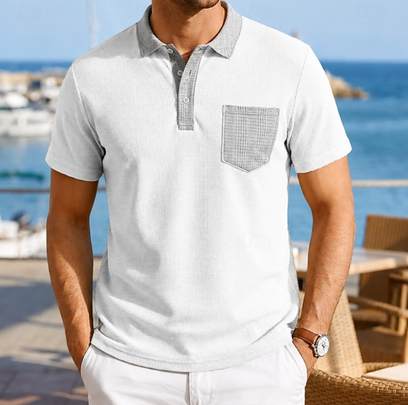 Harrison | Kontrast Pocket Polo Shirt