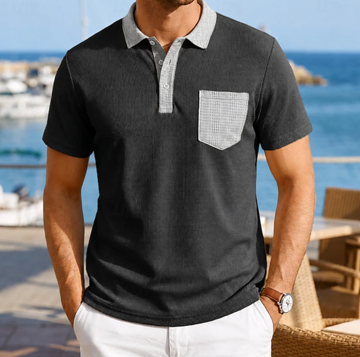 Harrison | Kontrast Pocket Polo Shirt
