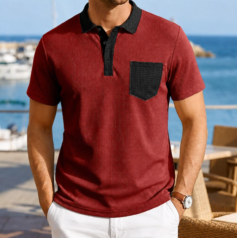 Harrison | Kontrast Pocket Polo Shirt