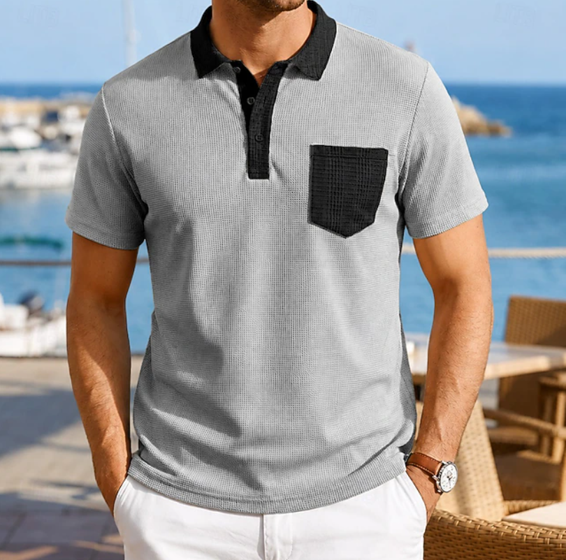 Harrison | Kontrast Pocket Polo Shirt