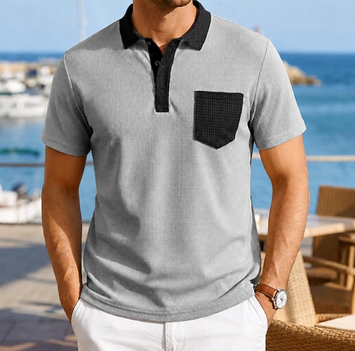 Harrison | Kontrast Pocket Polo Shirt