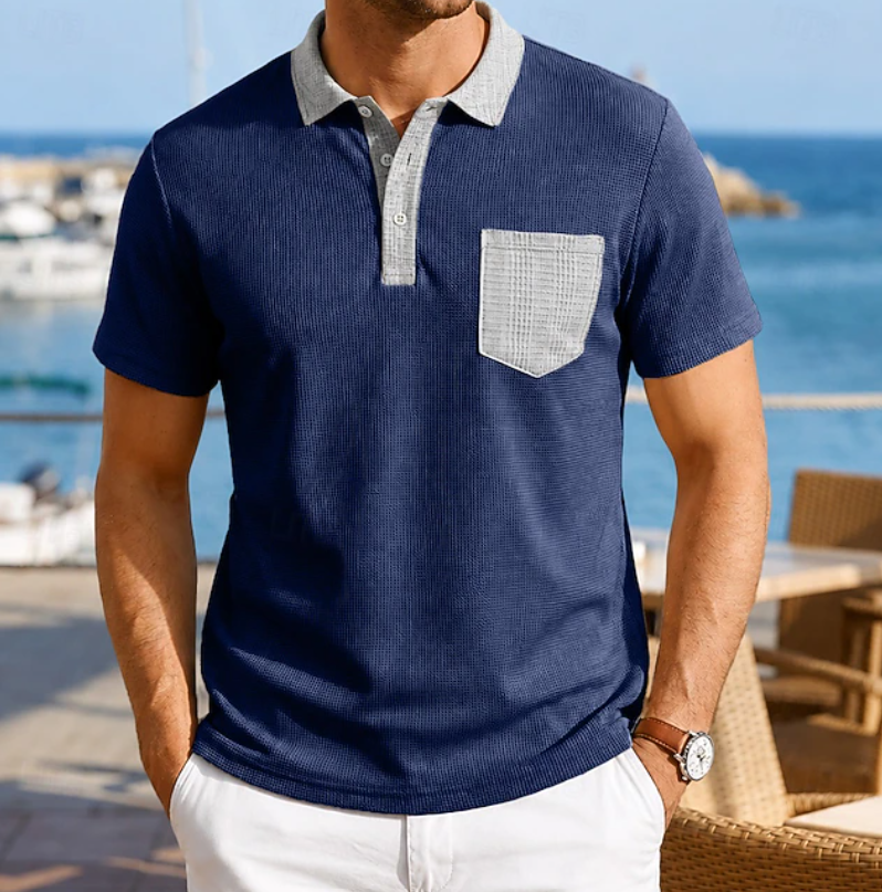 Harrison | Kontrast Pocket Polo Shirt