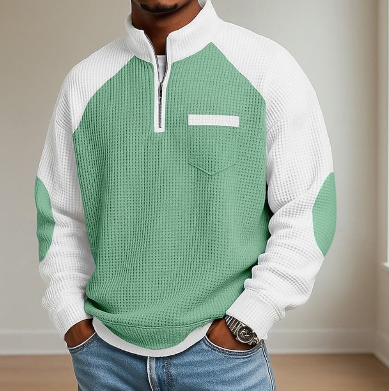 Nathan | Hverdag Halv-Zip Sweater