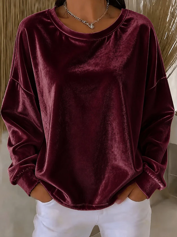 Olivia | Afslappet Langærmet Bluse