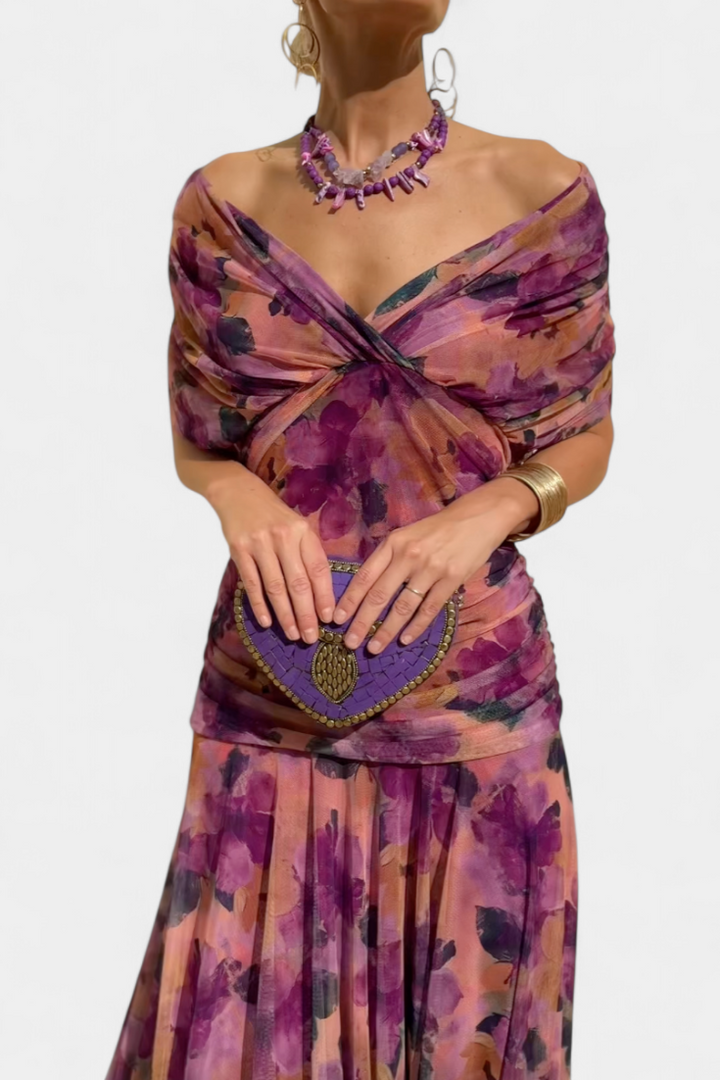 Sophia | Elegant Off-Shoulder Kjole