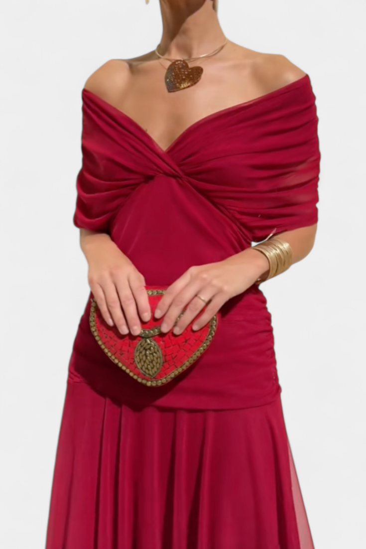 Sophia | Elegant Off-Shoulder Kjole
