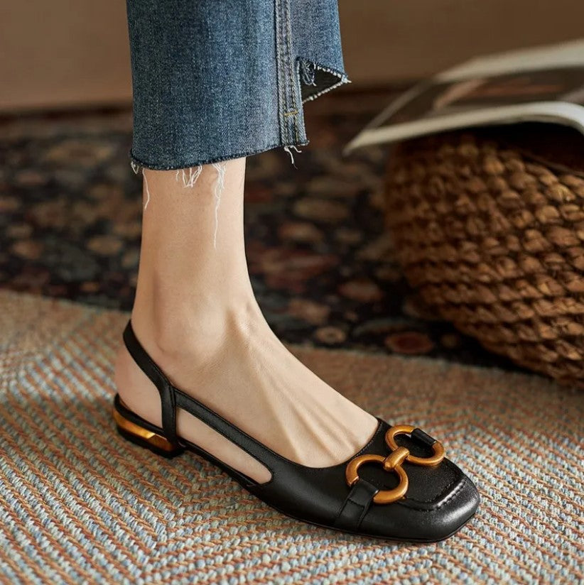 Anna | Komfort Slingback Flade