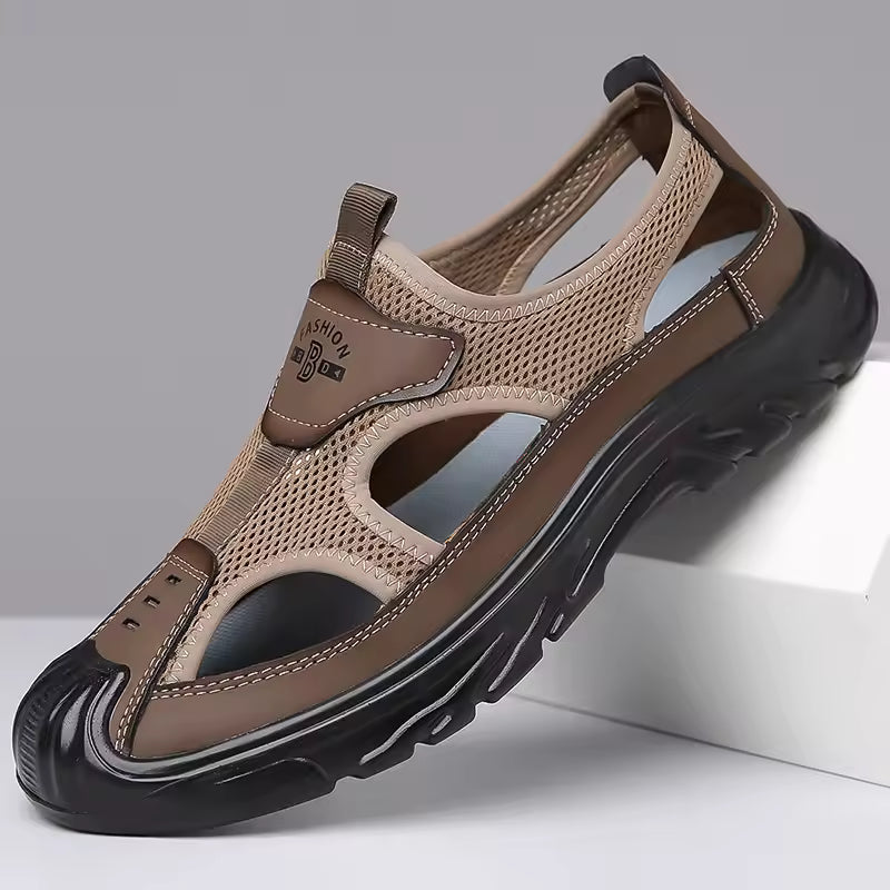 Roland | Premium Slip-On Lukkede Tå Sandaler