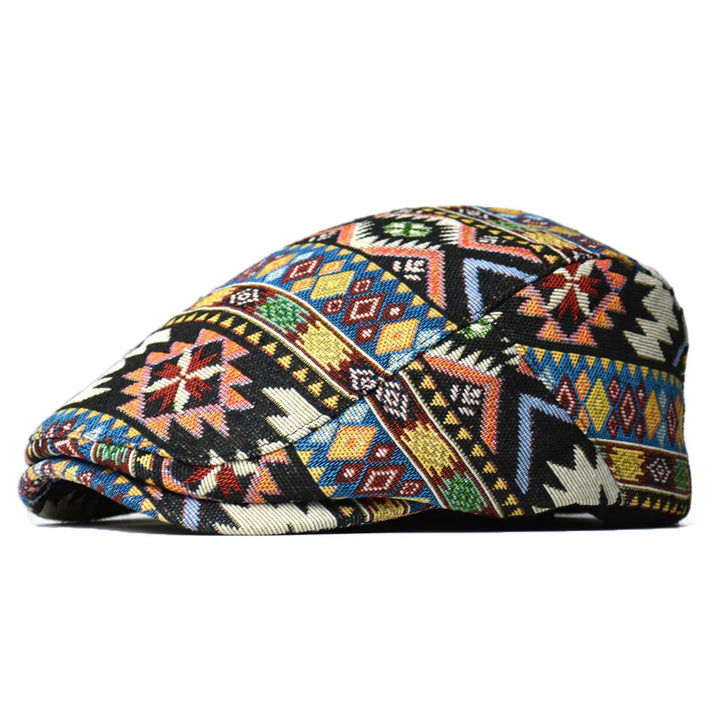 Dylan | Farverig Vintage Aztec Kasket