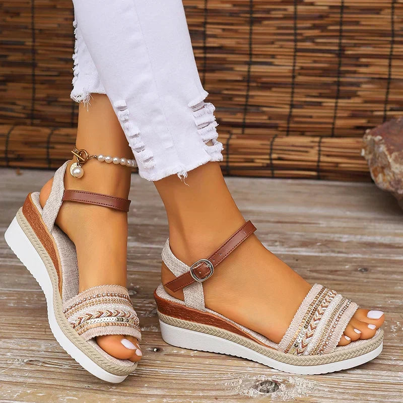 Olivia | Klassisk Boho Ortopædisk Sandal