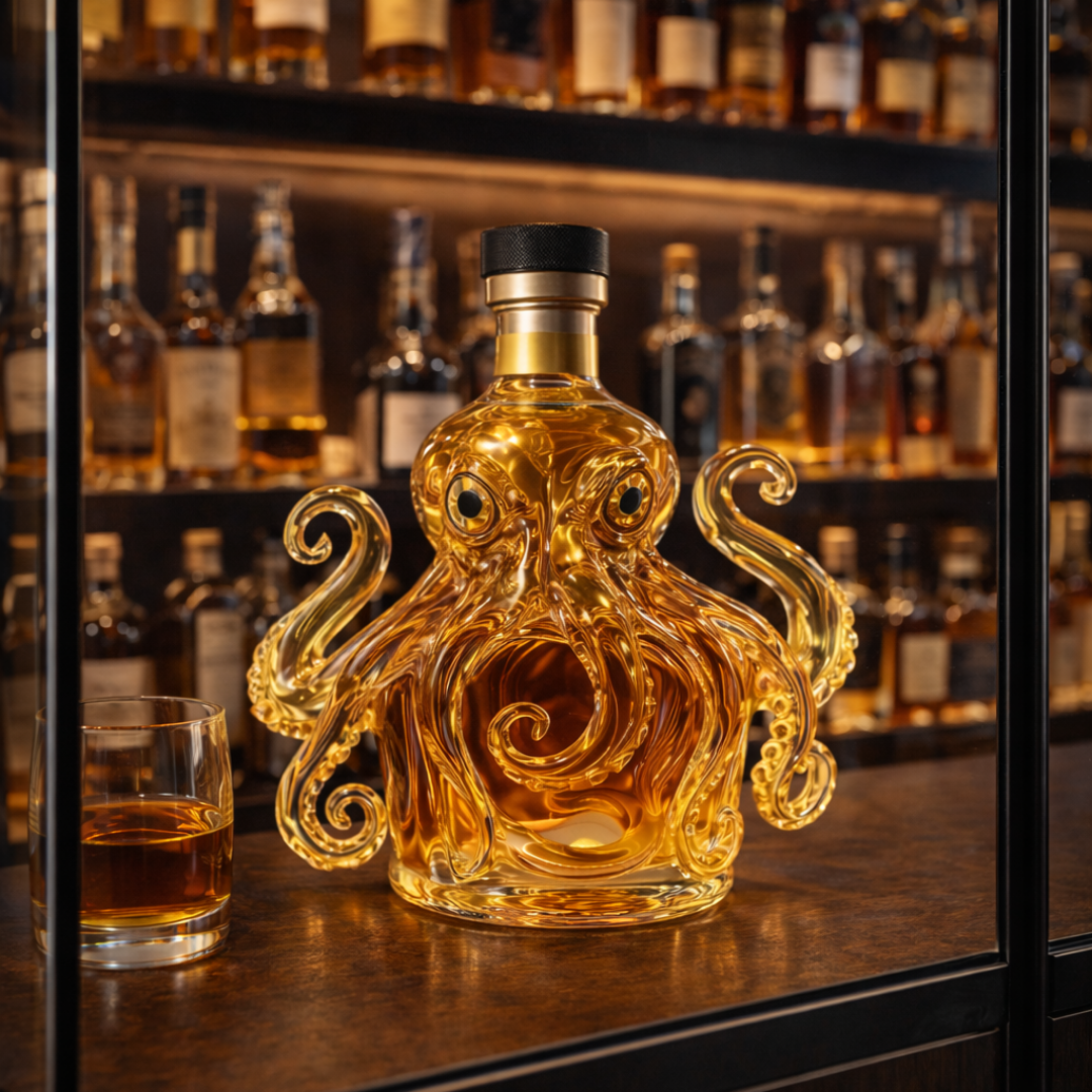Dale | Whiskyflaske Blæksprutte Design
