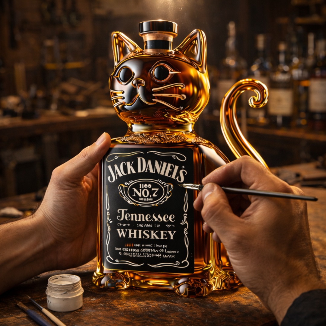 Randy | Whisky Flaske Kat Design