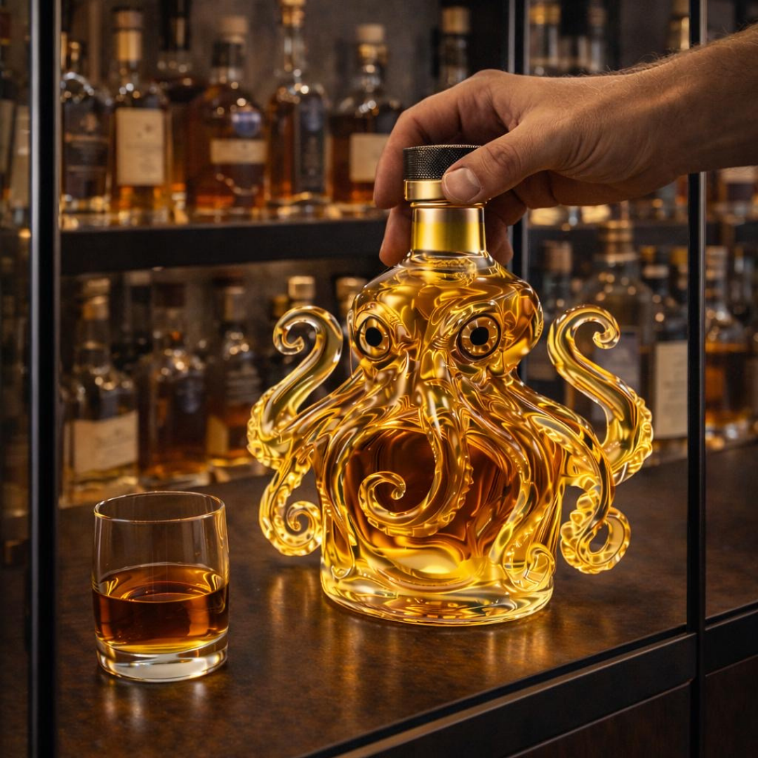 Dale | Whiskyflaske Blæksprutte Design