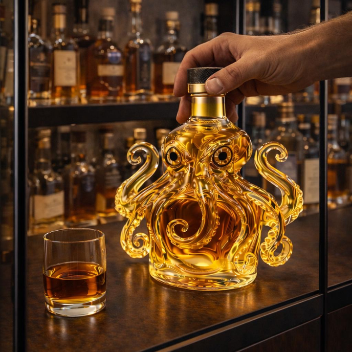 Dale | Whiskyflaske Blæksprutte Design