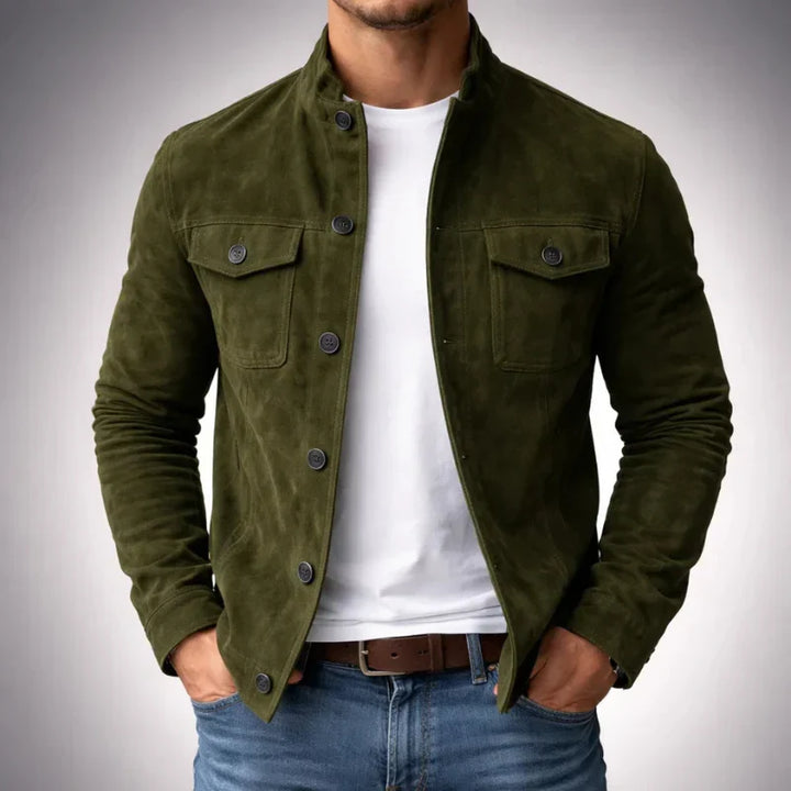 Jacob | Klassisk Pocket Suede Jakke