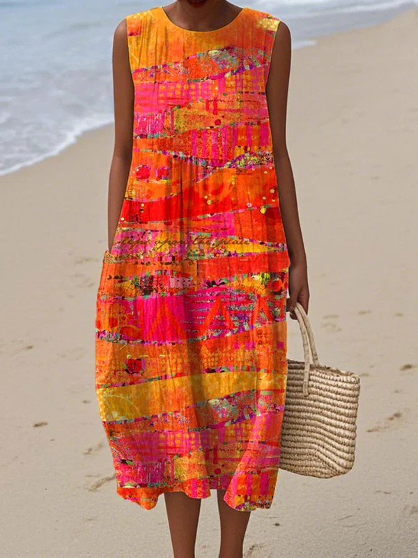 Rue™ | Sunset Midi Kjole