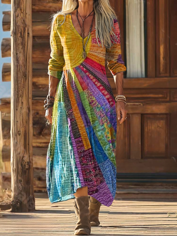 Alice | Elegant Bohemian Sol Design Kjole