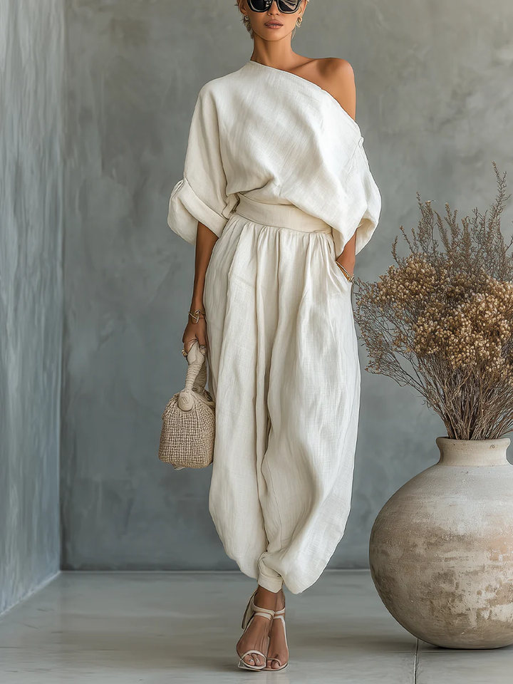 Primrose | Elegant Off-Shoulder 2-Delt Sæt