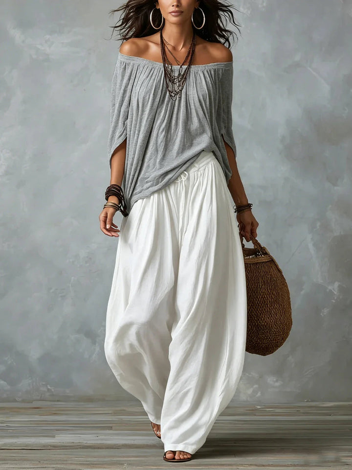 Esme | Afslappet Off-Shoulder Sæt