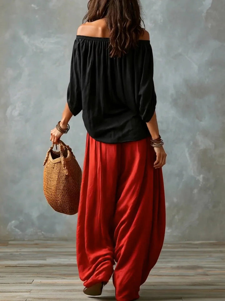 Esme | Afslappet Off-Shoulder Sæt