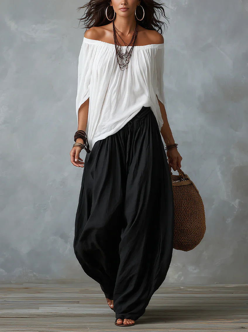Esme | Afslappet Off-Shoulder Sæt