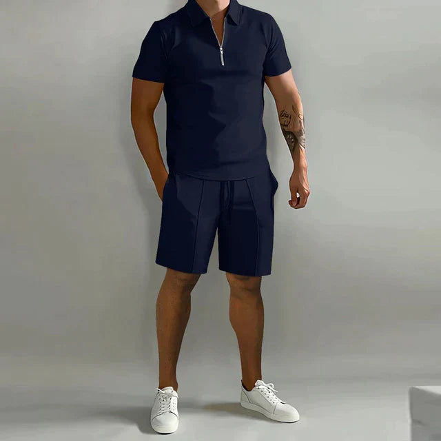 Jacob | Forfinet Polo og Skræddersyede Shorts Sæt