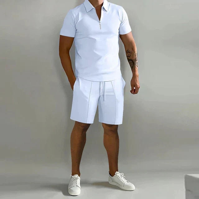 Jacob | Forfinet Polo og Skræddersyede Shorts Sæt