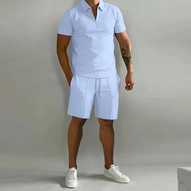 Jacob | Forfinet Polo og Skræddersyede Shorts Sæt