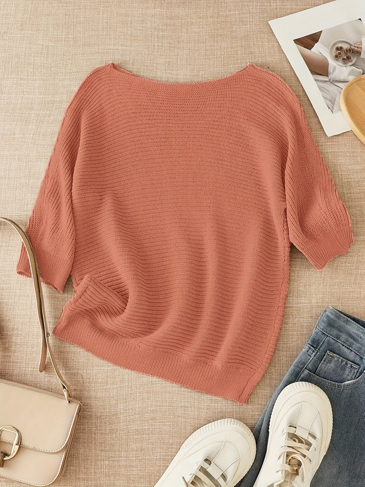 Lena | Afslappet Åbenstrikket Sweater