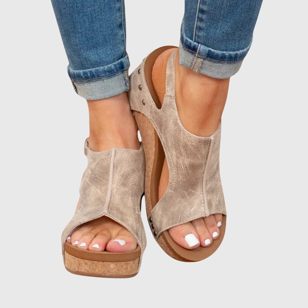 Willa | Casual Open Toe Ortodontiske Sandaler
