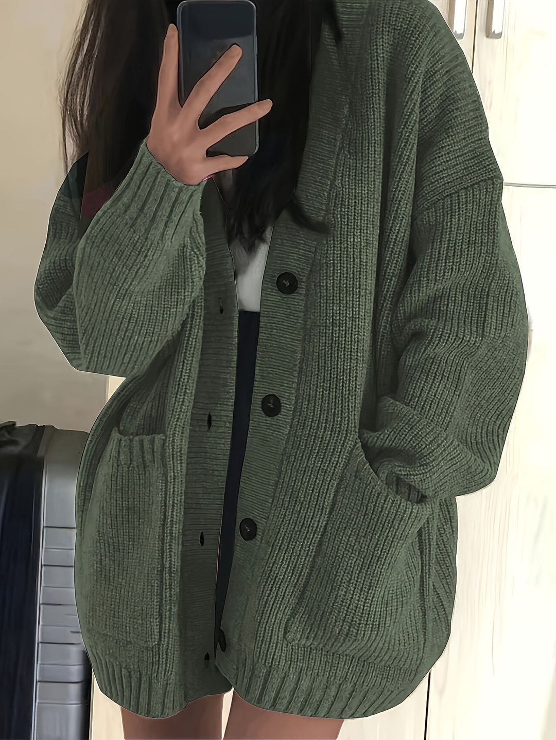 Maisie | Afslappet Knappet Cardigan