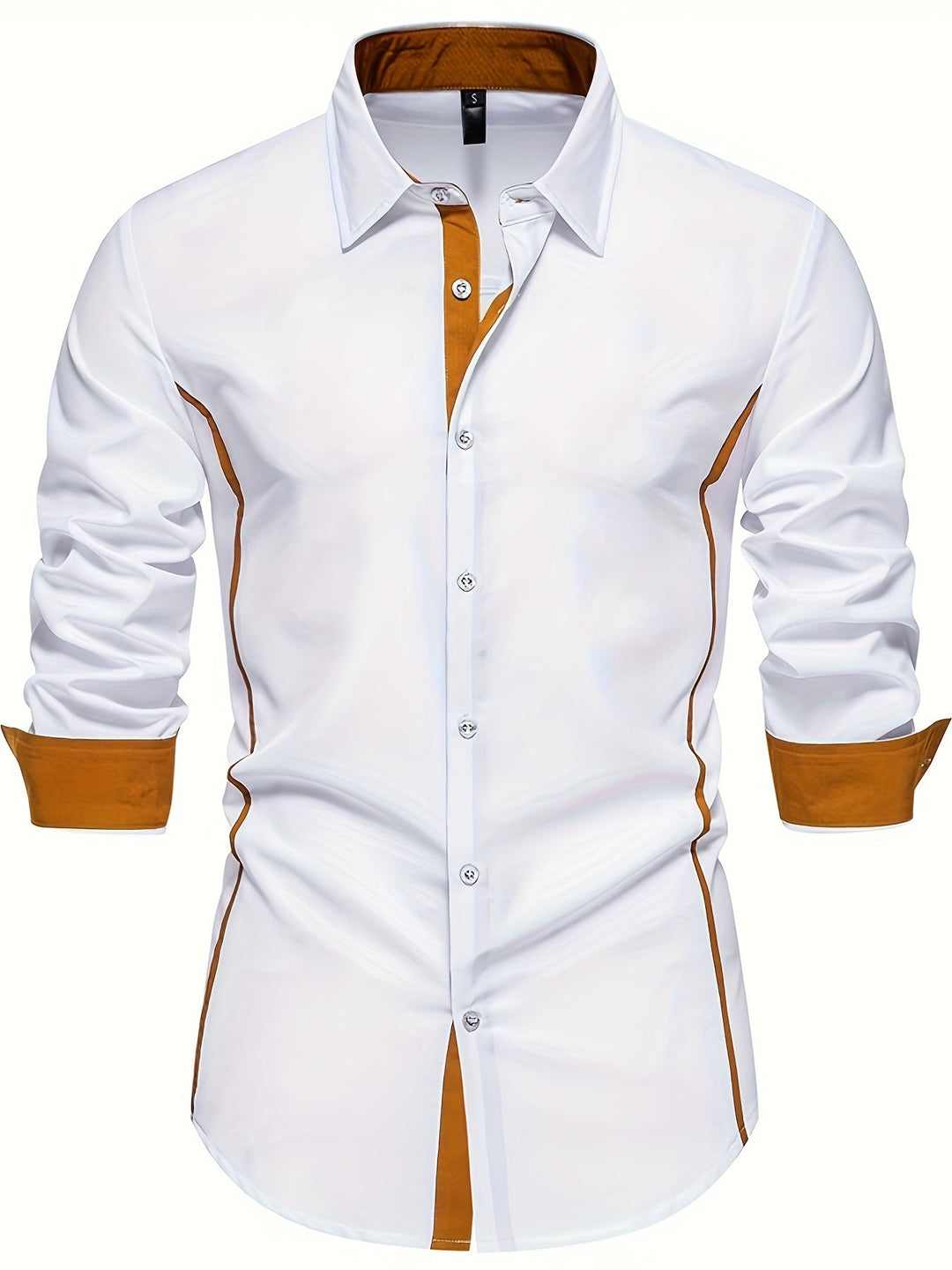 Anthony | Kontrast Trim Button-Up Skjorte