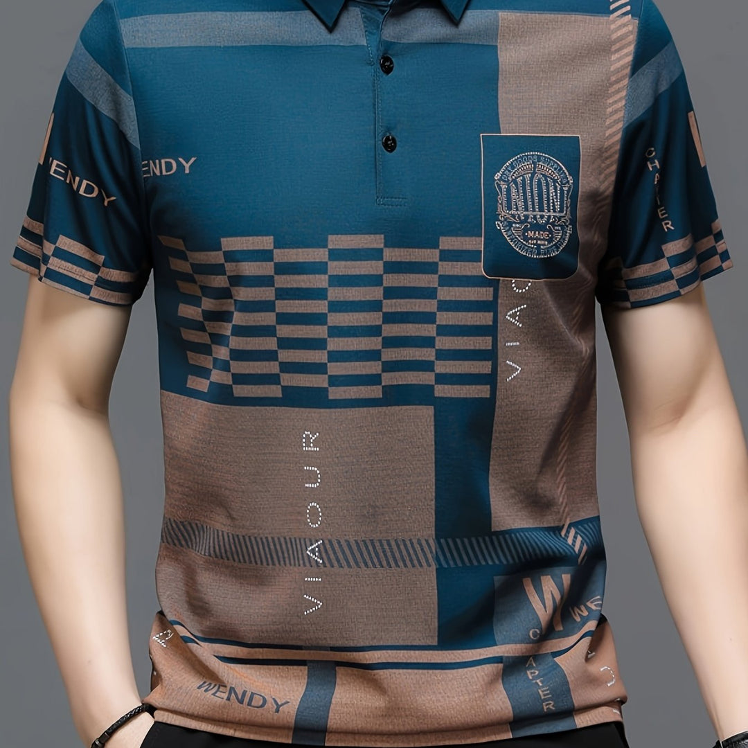 Nathaniel | Raffineret Colorblock Polo Shirt