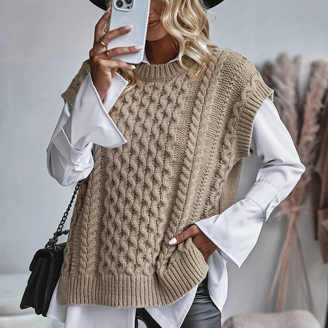 Bridget | Cozy Cable-Knit Sweater Vest