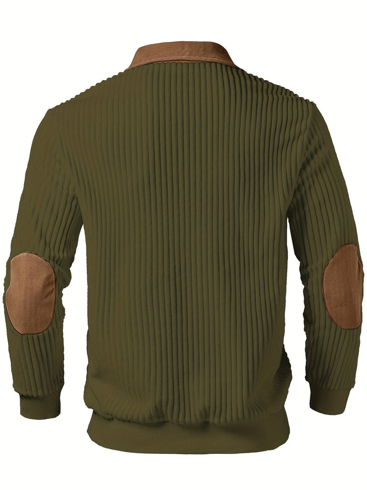 Roland | To-farvet Quarter-Zip Pullover
