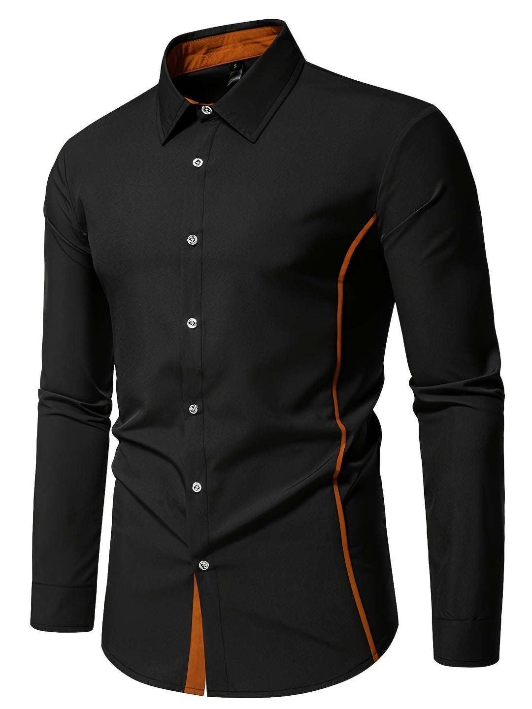 Anthony | Kontrast Trim Button-Up Skjorte