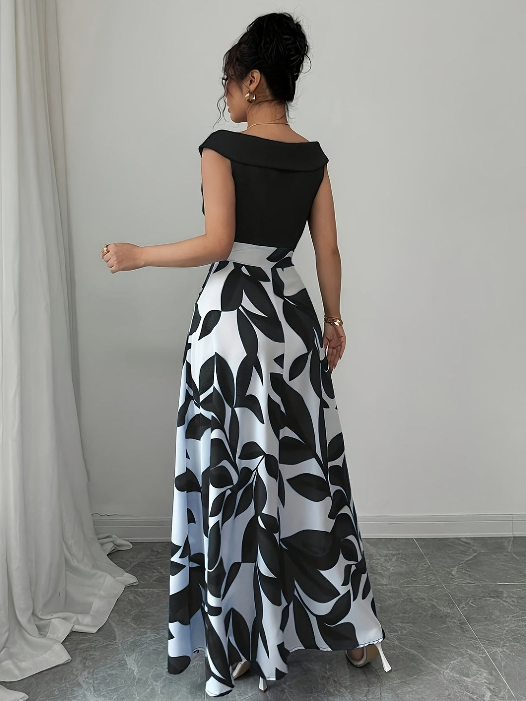 Gabriella | Floral A-Line Maxi Kjole