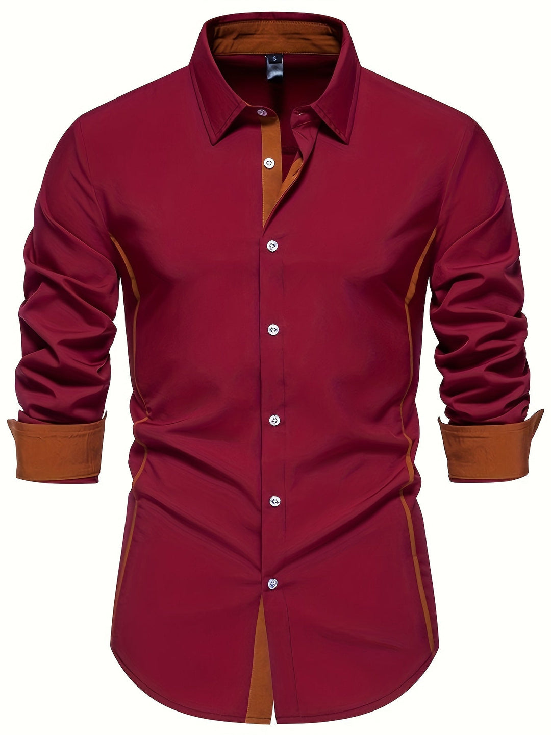 Anthony | Kontrast Trim Button-Up Skjorte
